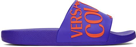 blue versace slides|versace heels on sale.